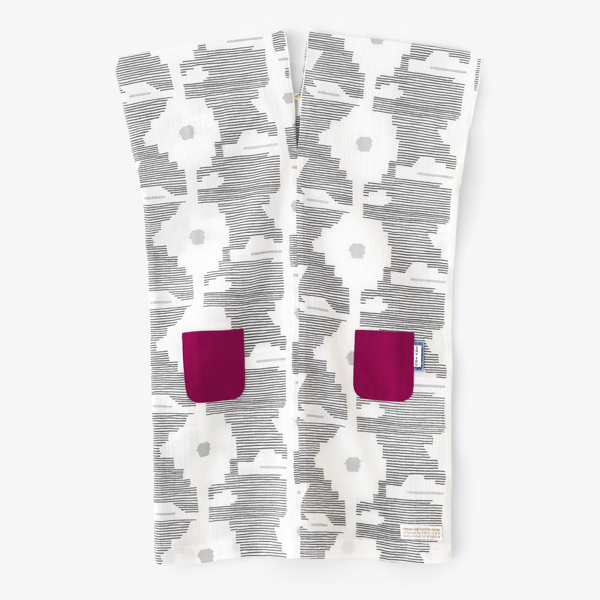 ● Chizimi Cotton 20/20 Rectangular Dress for Kids /Silence