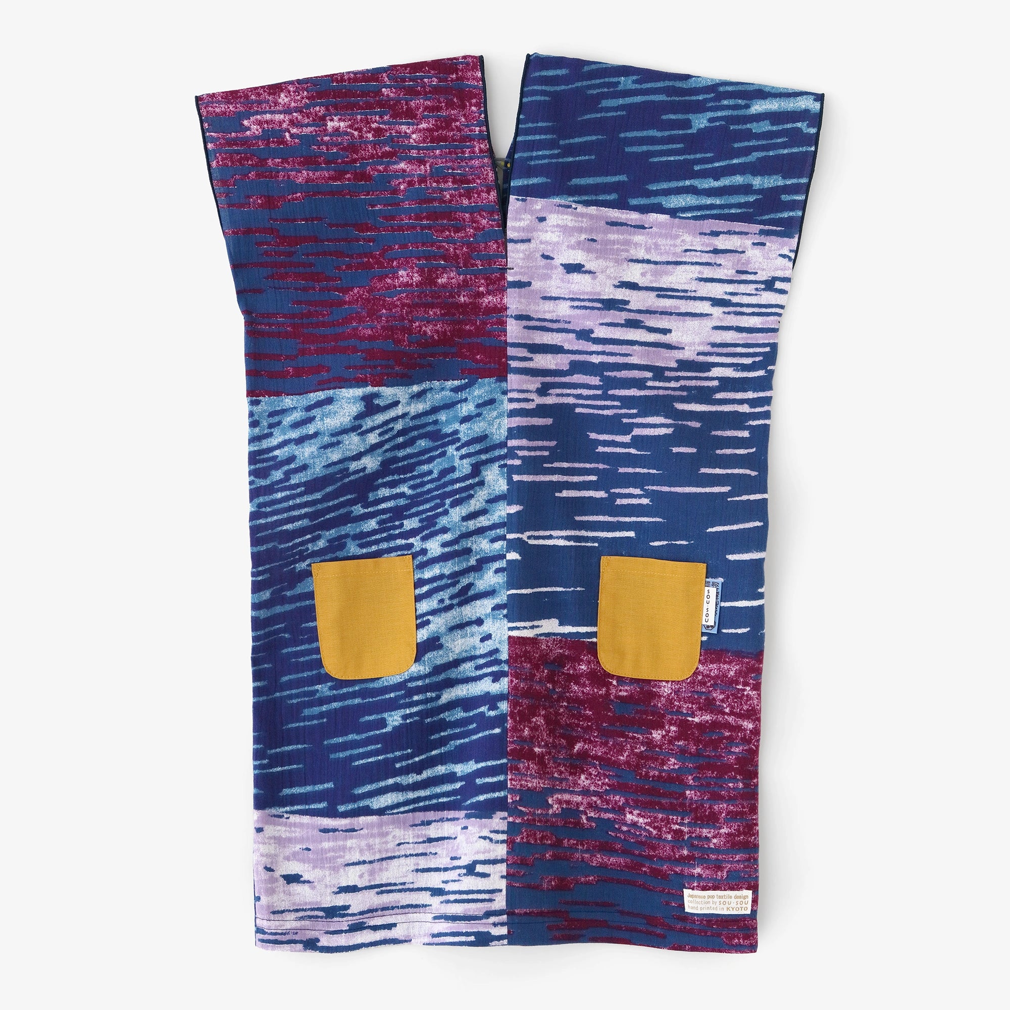 ● Chizimi Cotton 20/20 Rectangular Dress for Kids / Water Surface