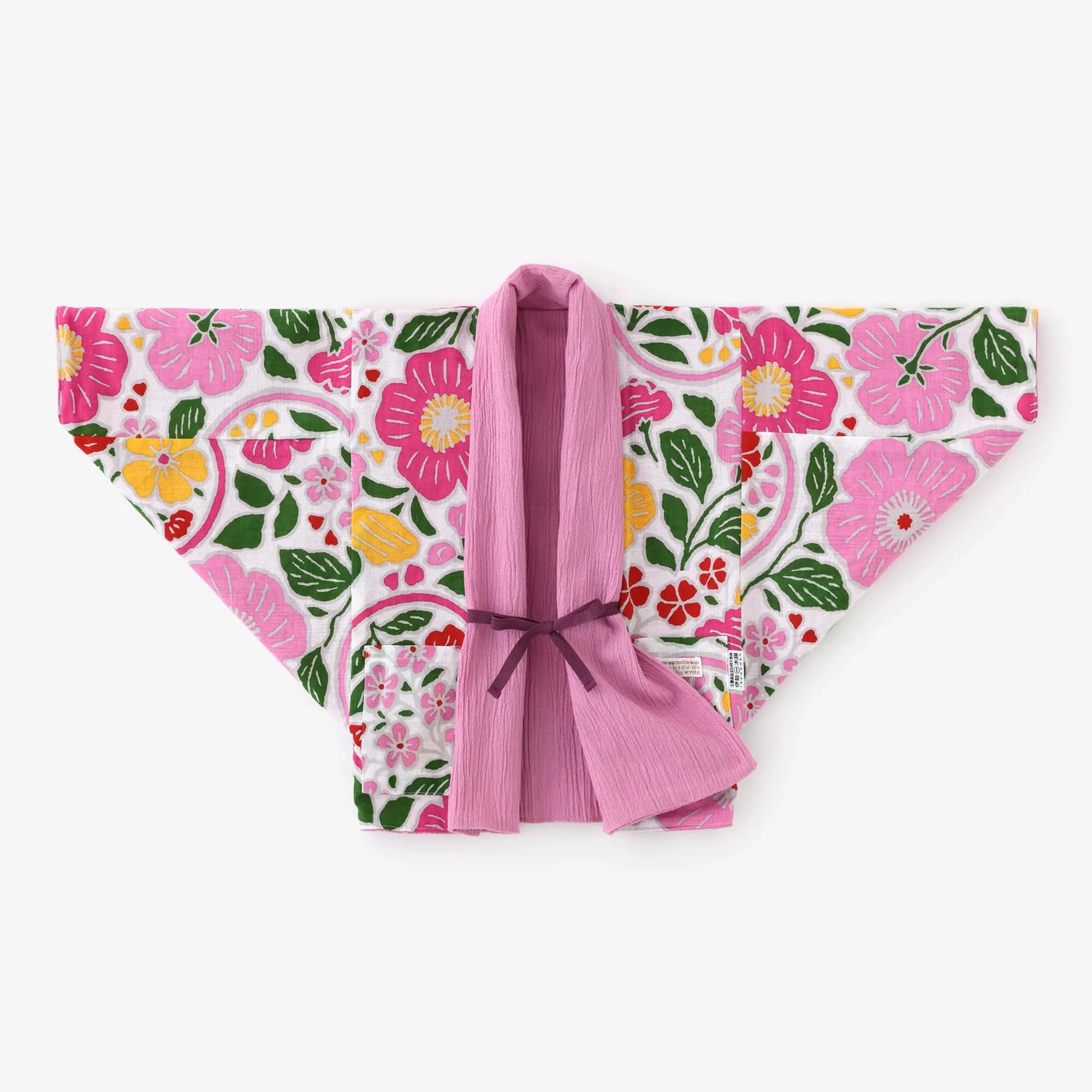 ●たかしまちぢみ 20/10 こどもじりそで／ももいろ×ももやまざくら
