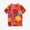 高島縮 40/40 半袖Tシャツ／花の歌（はなのうた）