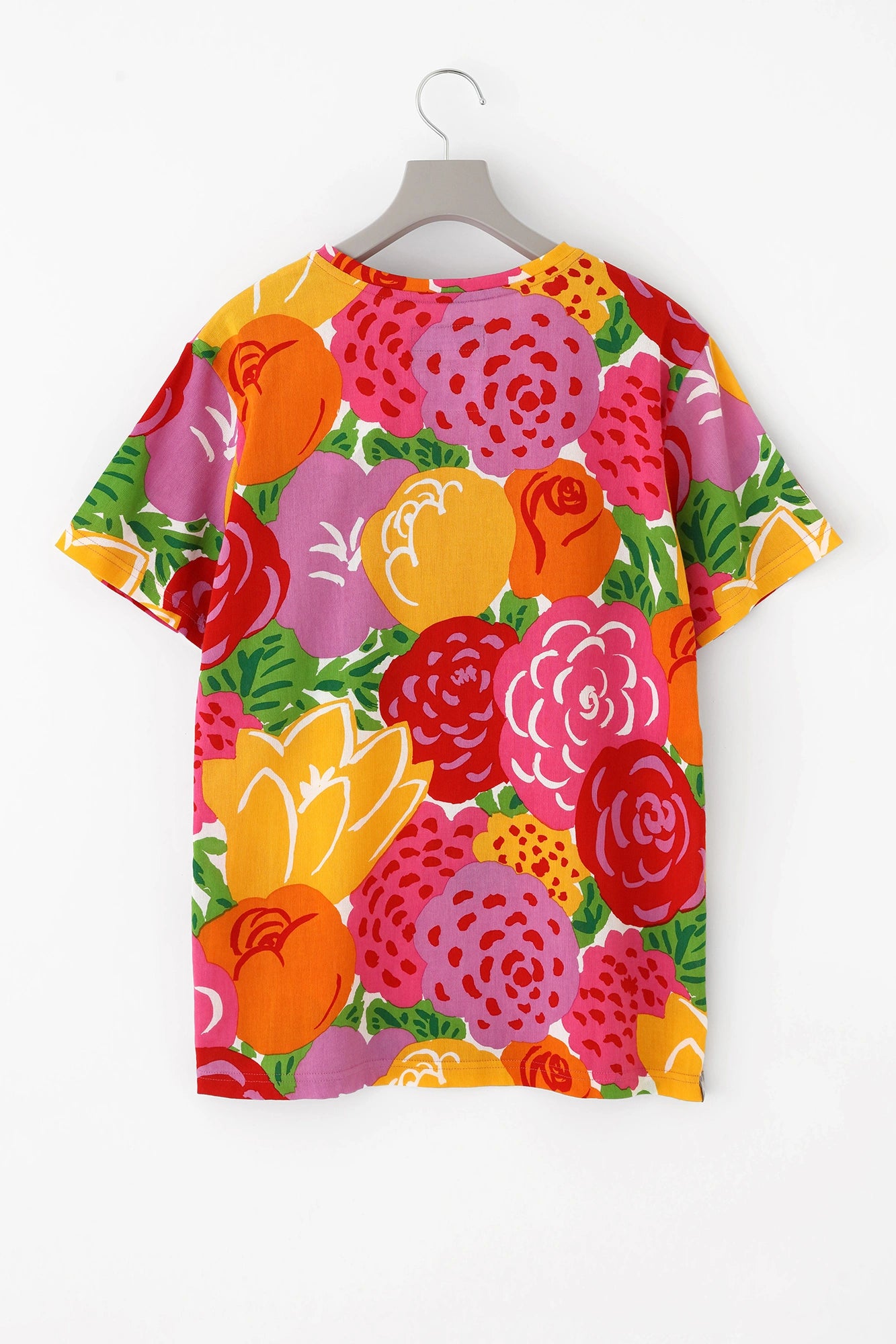 高島縮 40/40 半袖Tシャツ／花の歌（はなのうた）