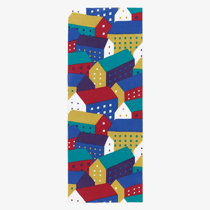 伊勢木綿 textile手ぬぐい／北の国 多彩（たさい）