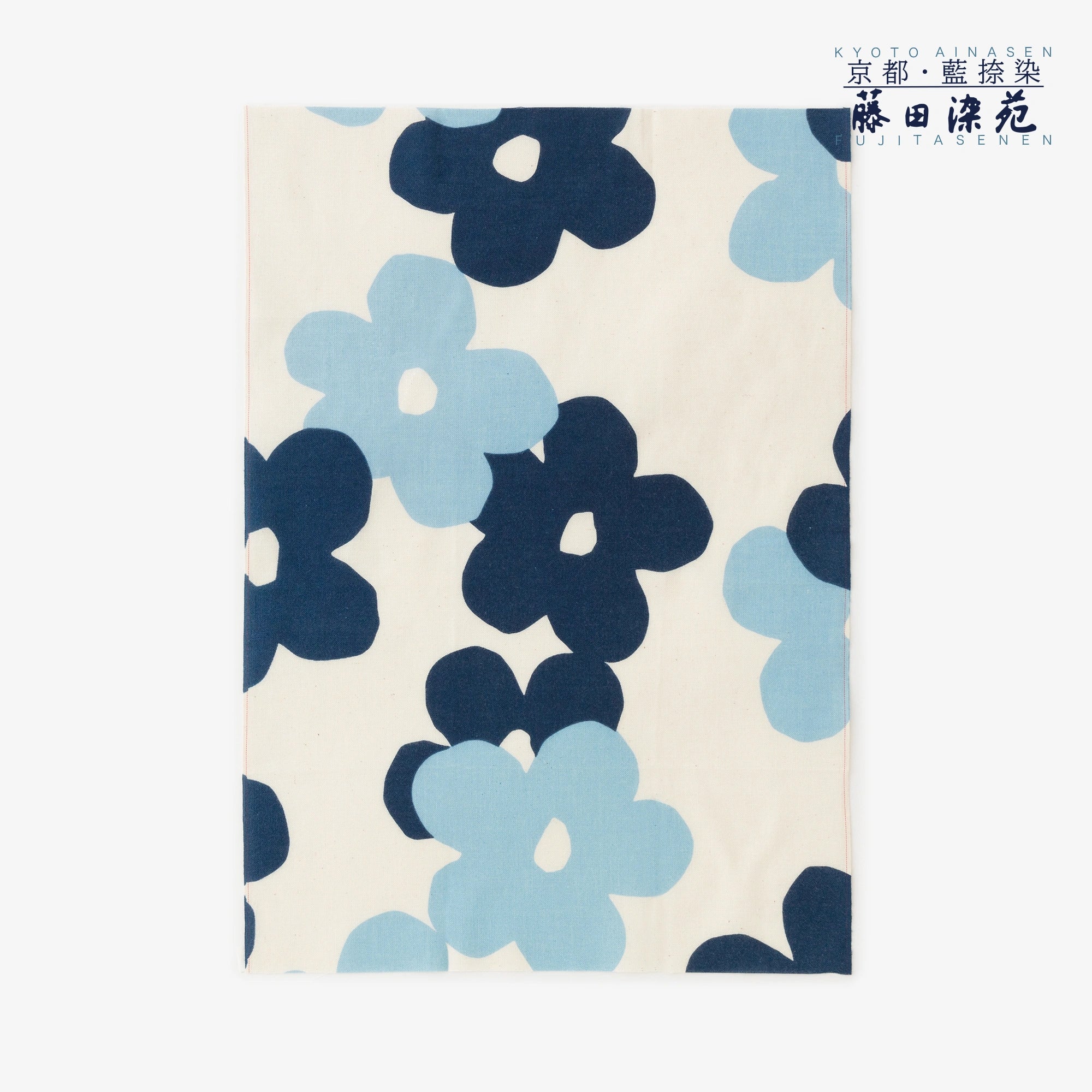 SOU・SOU×Fujita Dye-en Indigo-gefärbtes Tenugui (Hime-Länge)/Hanagasane