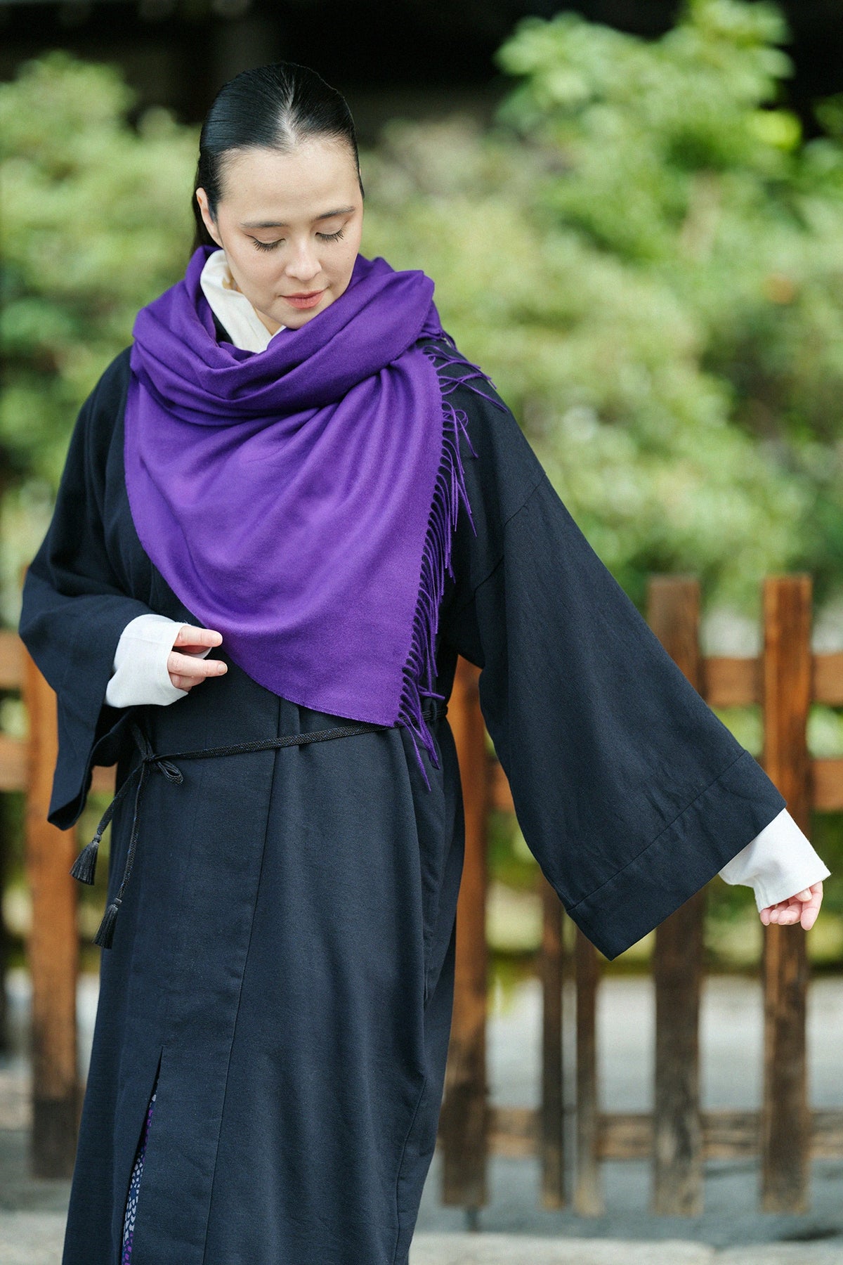 【กำหนดจัดส่งประมาณวันที่ 17 พฤศจิกายน】Baby Cash(R) ผ้าก๊อซสโตล/สีใบโครม 