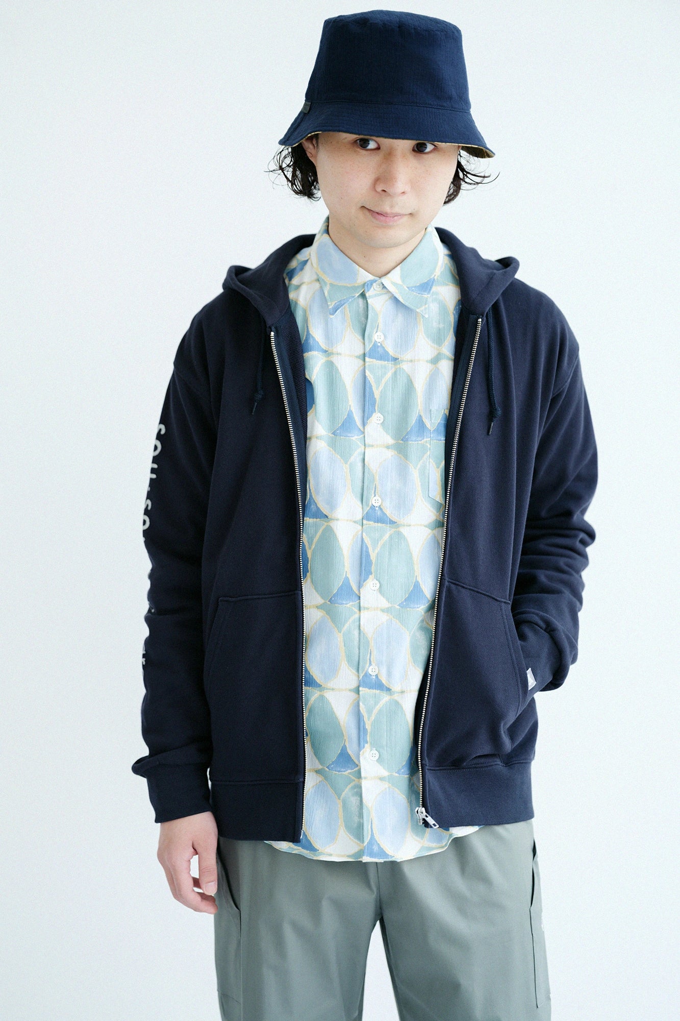 Parka sweat-shirt zippé Deportale [9.7]/Marine foncé