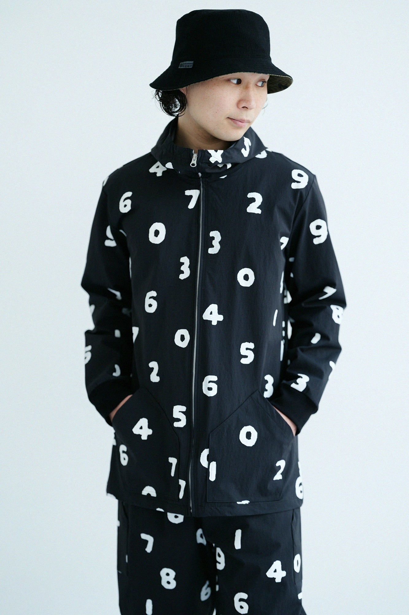 グログランストレッチ BIKEパーカー／SO-SU-U ブラック