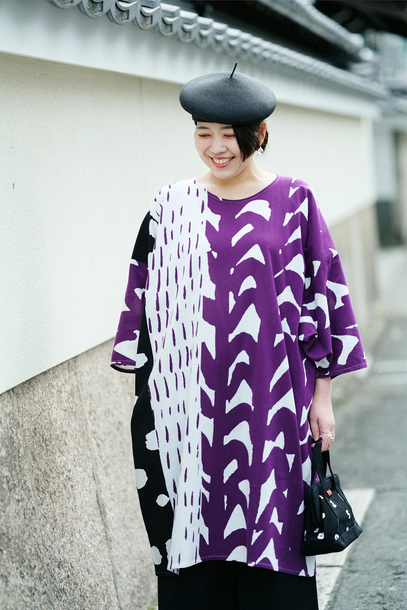 Takashima Chijimi 20/20 Naginatagata Kimono (naginata chōhōkei) / Gen (Quelle) 