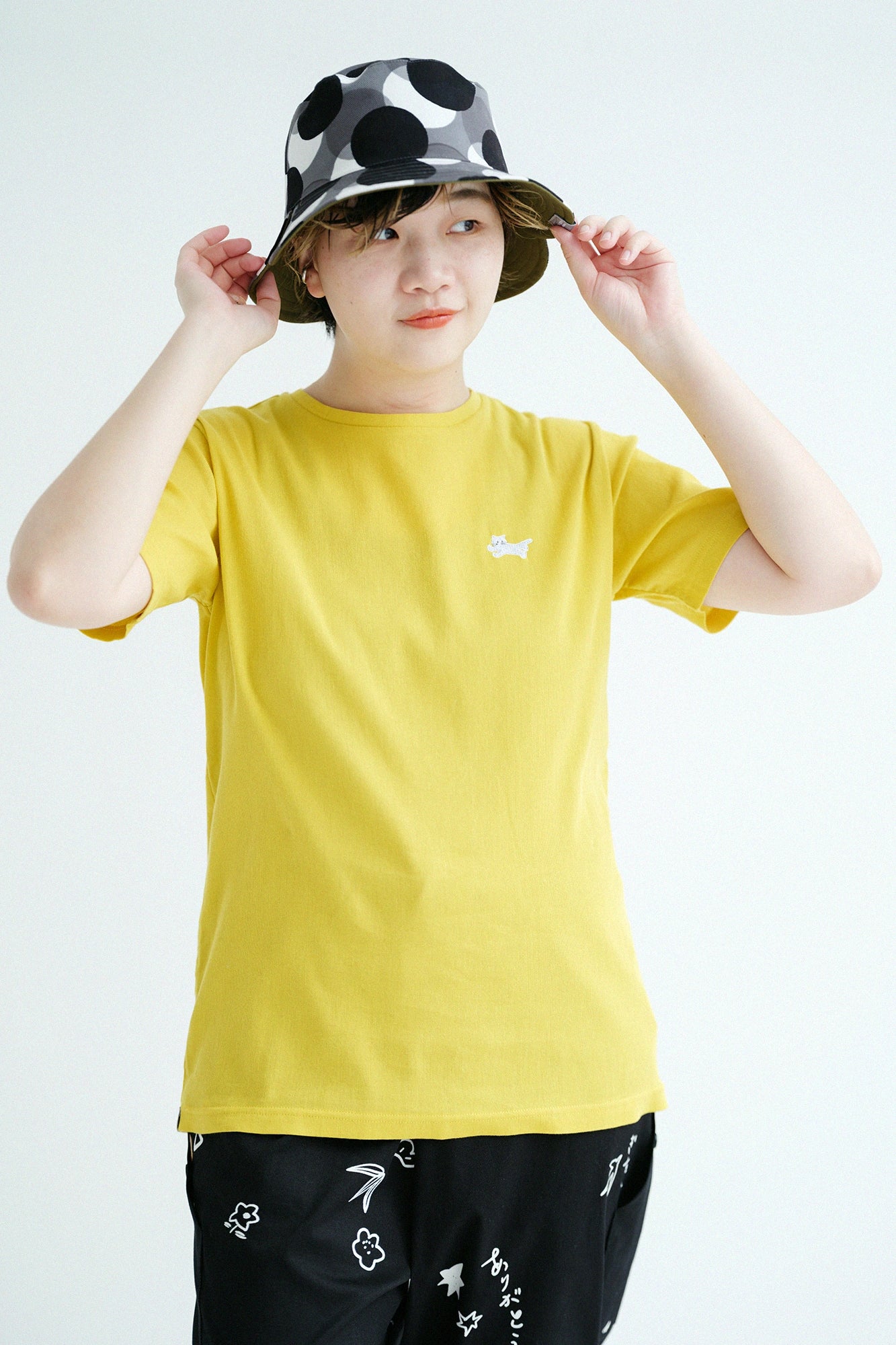Takashima Jiji 40/40 Kurzarm-T-Shirt/Gelb