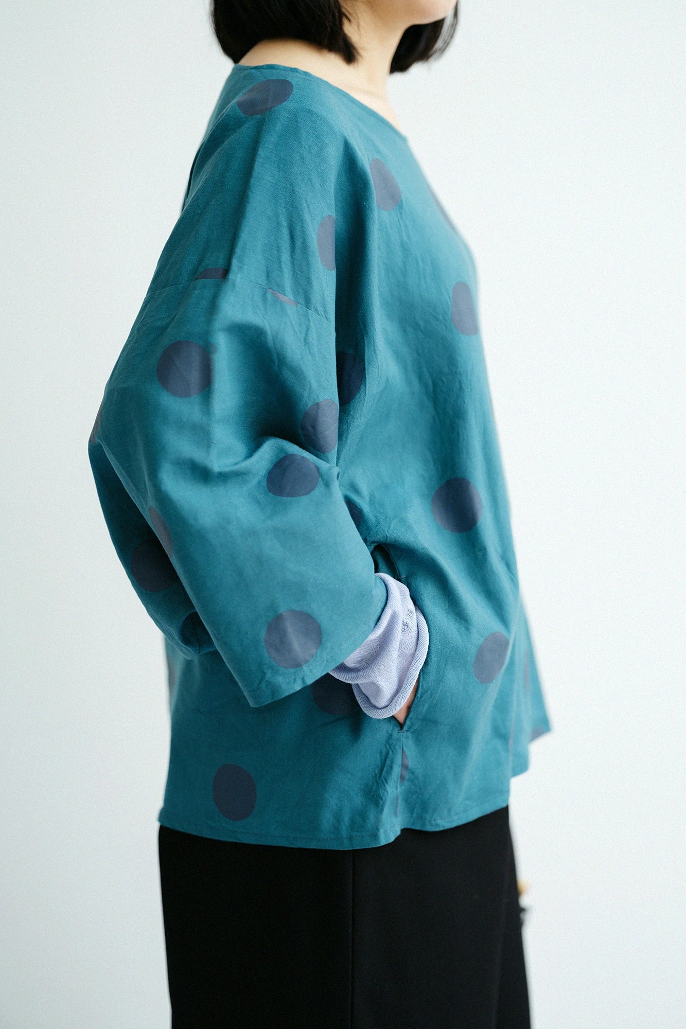 Hanf-Leinen Yonjaku-Kimono (Nagitan Shikakui)/ Suigyoku Maara Kamo-no-Hairo 