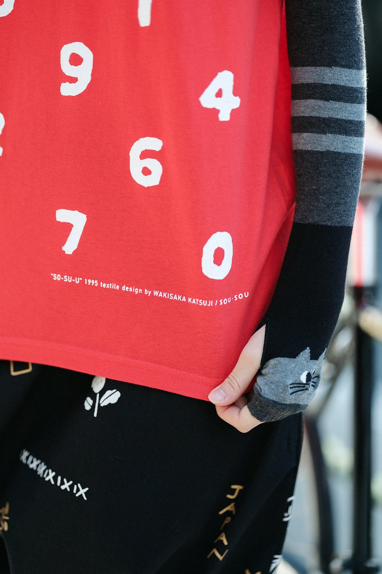 SO-SU-U 半袖Tシャツ[5.0]／レッド