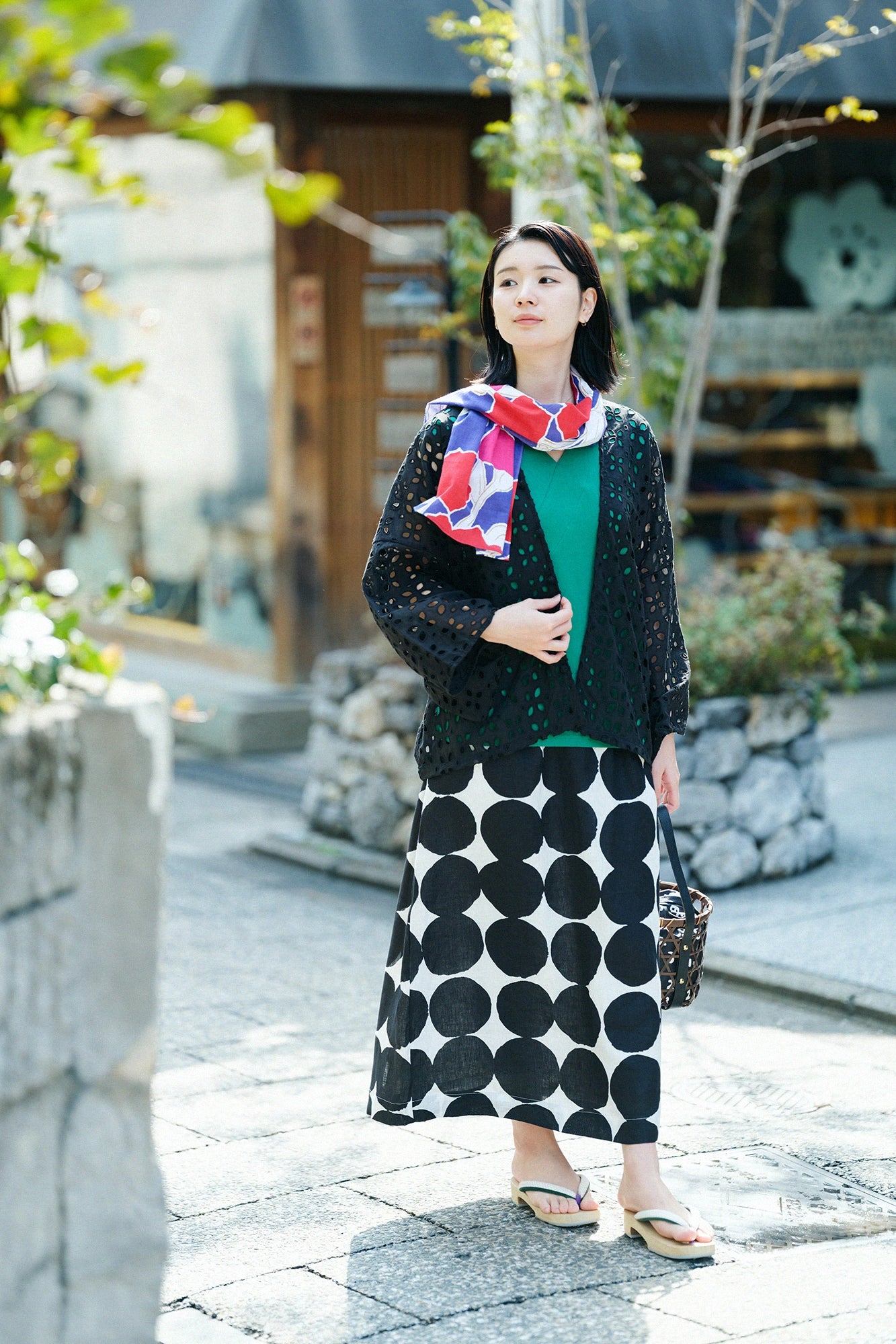 【4월 21일경 발송 예정】이세모멘 쿠비마키 짧은타입/ 즐거운