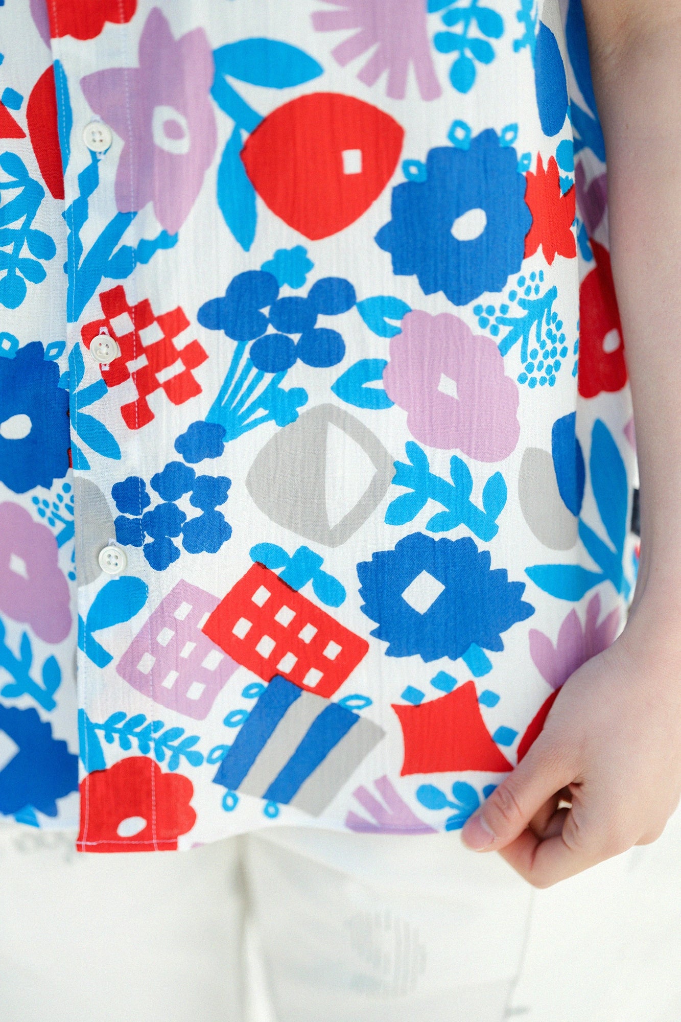 Chizimi Cotton 20/20 Short Sleeve Shirt / Chatting