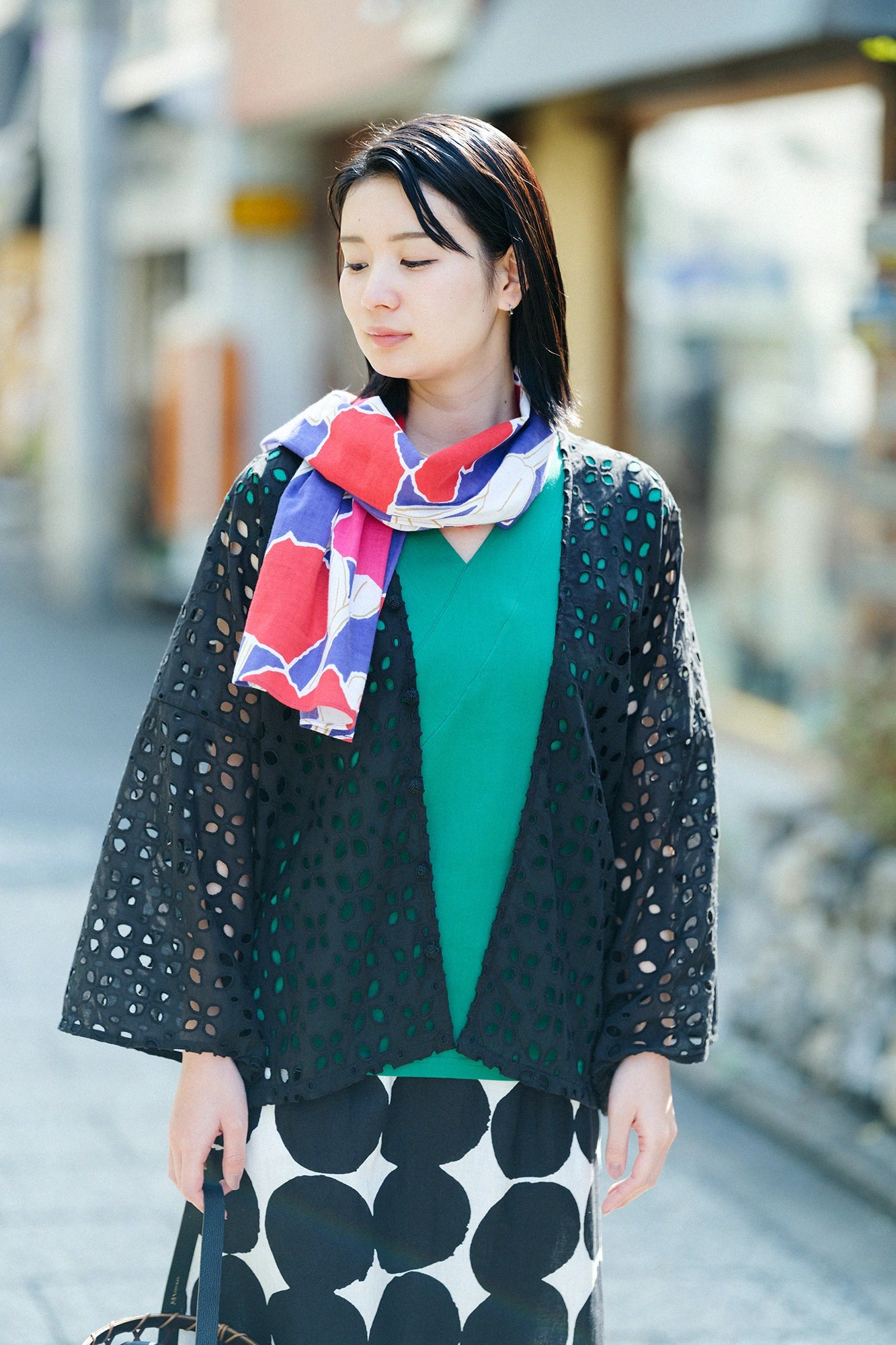 【4월 21일경 발송 예정】이세모멘 쿠비마키 짧은타입/ 즐거운