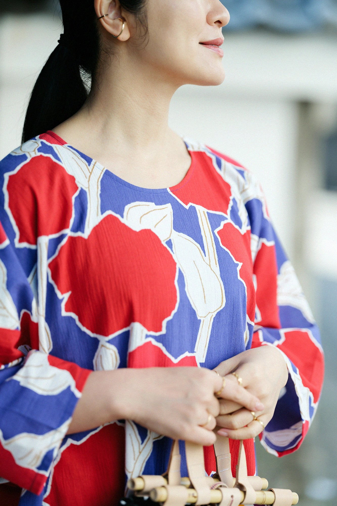  Takashima Chijime 20/20 Robe rectangulaire Naginata/Adeyaka