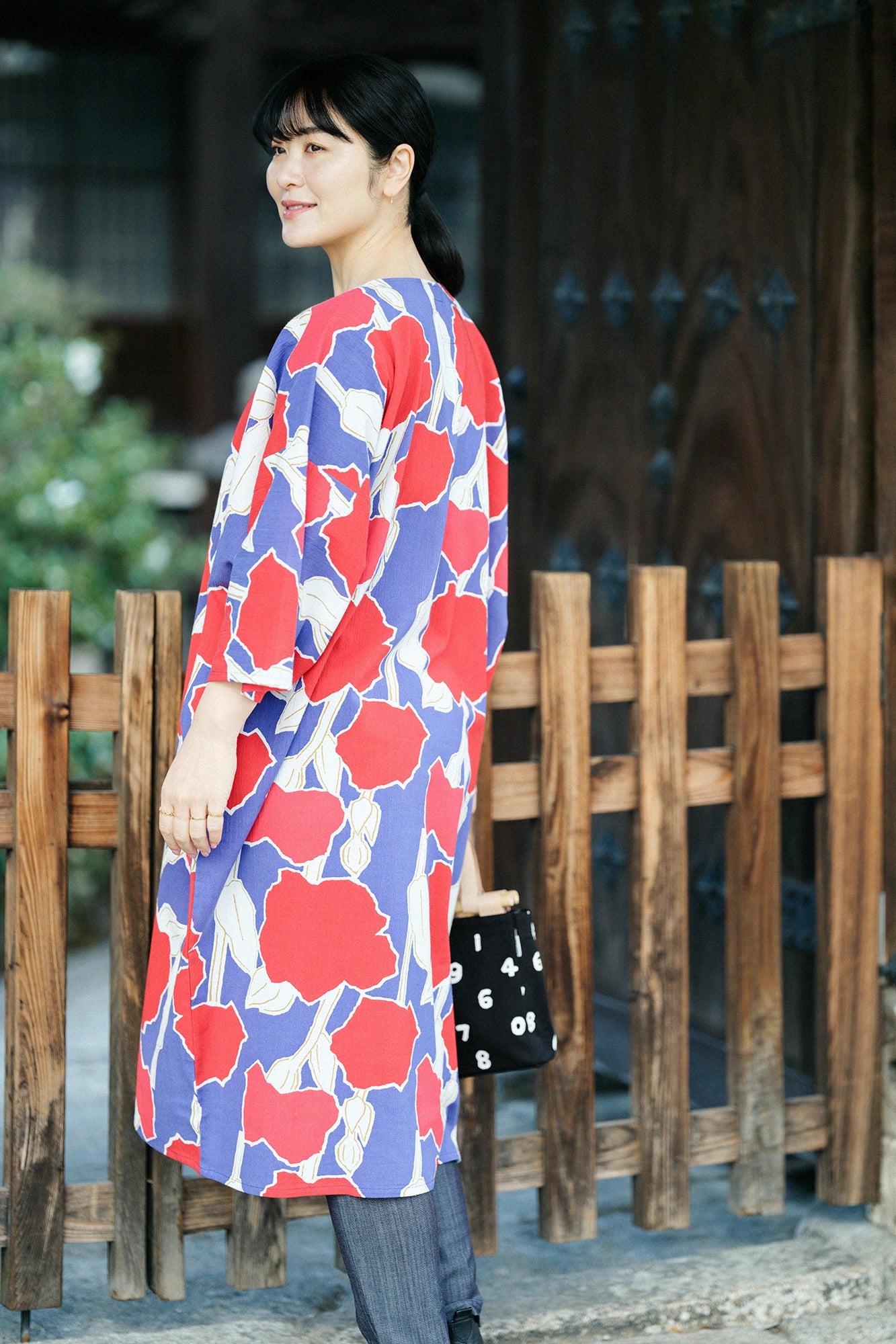  Takashima Chijime 20/20 Robe rectangulaire Naginata/Adeyaka