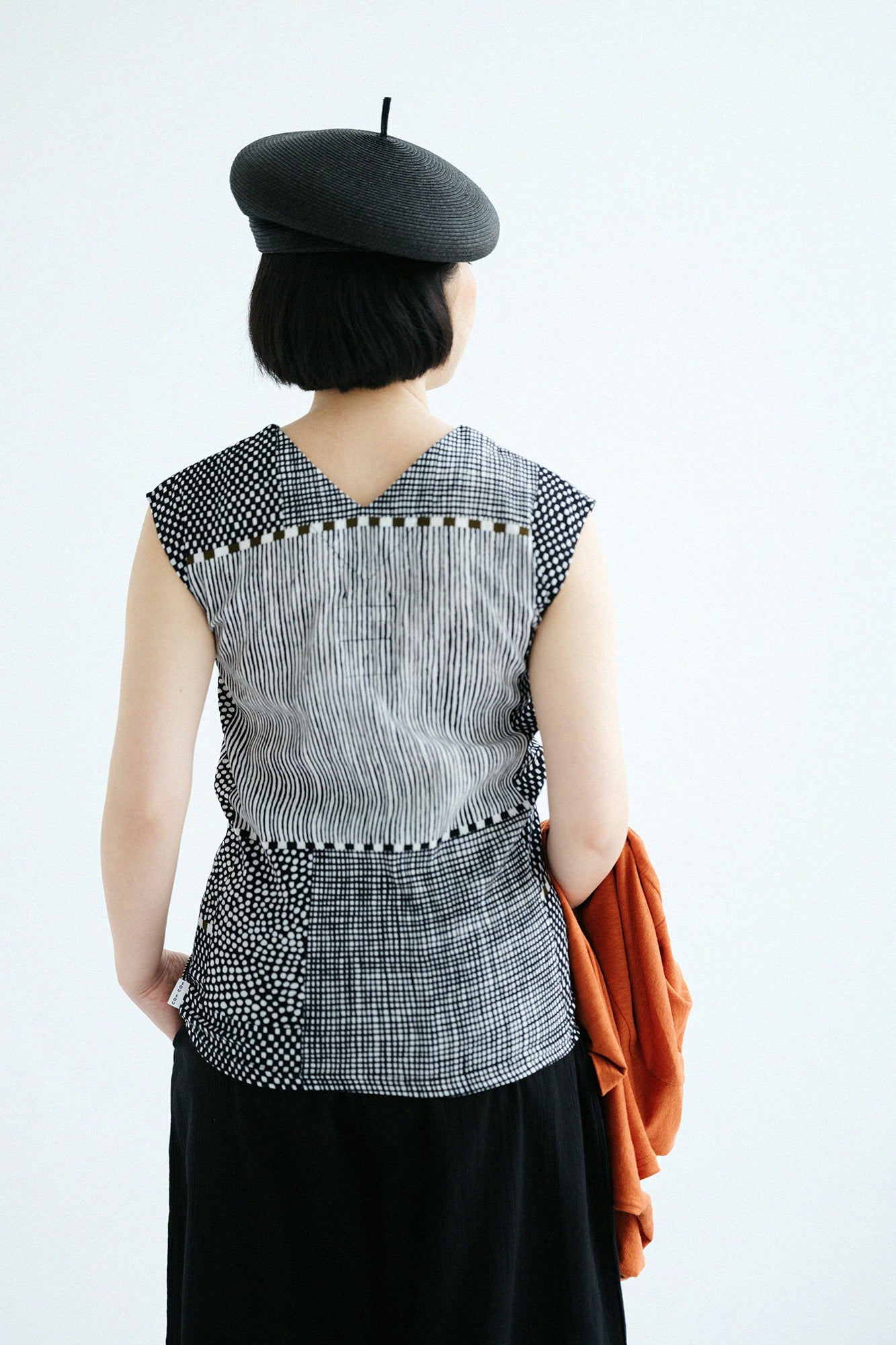 [Versand voraussichtlich um den 21. April] Takashima Chijimi 40/40 Ohne Kragen Jiban/Magasane Sumikuro und Moos