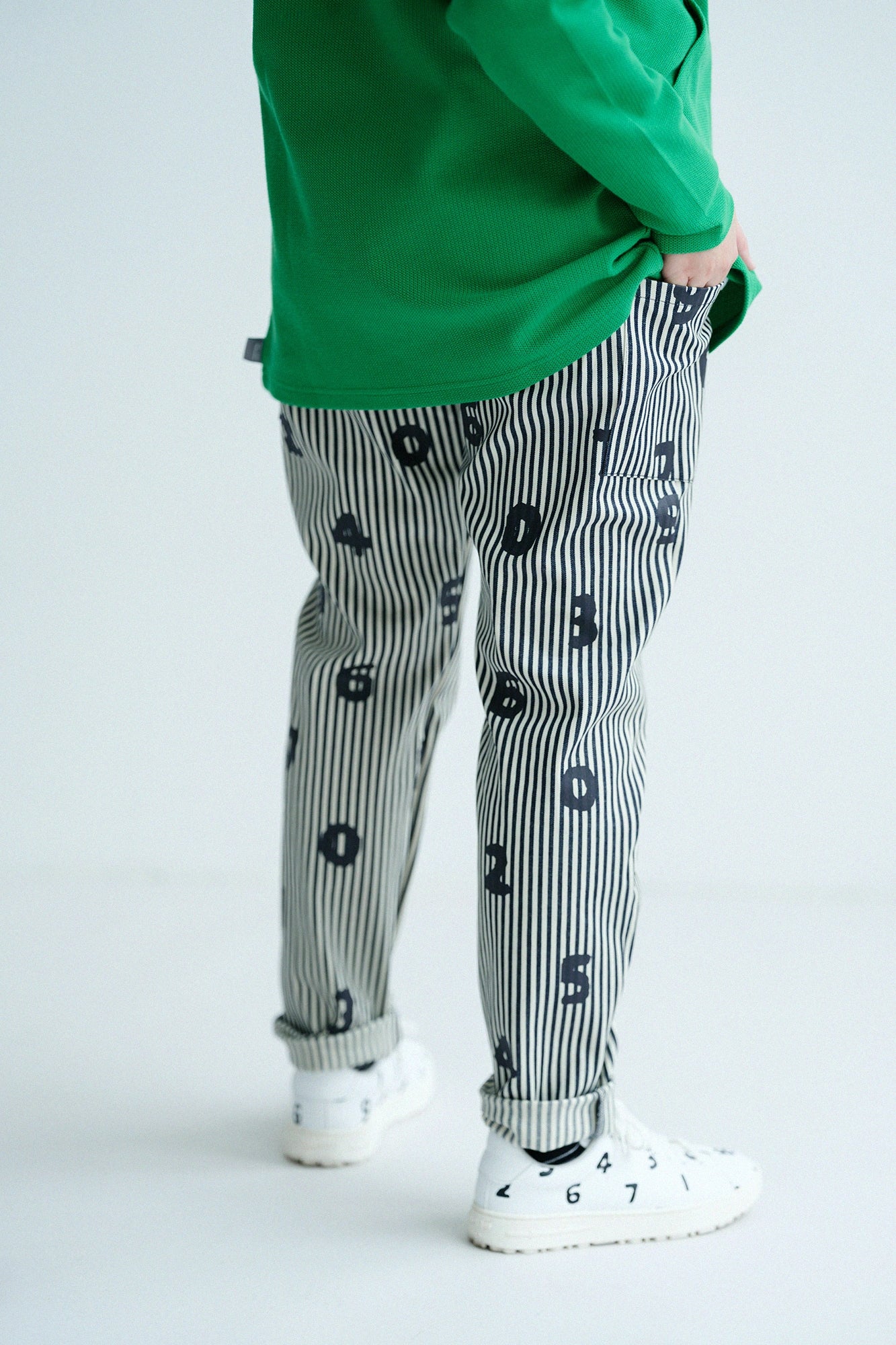 히코리 데님 테이블 패드 카고팬츠／인디고×SO-SU-U 