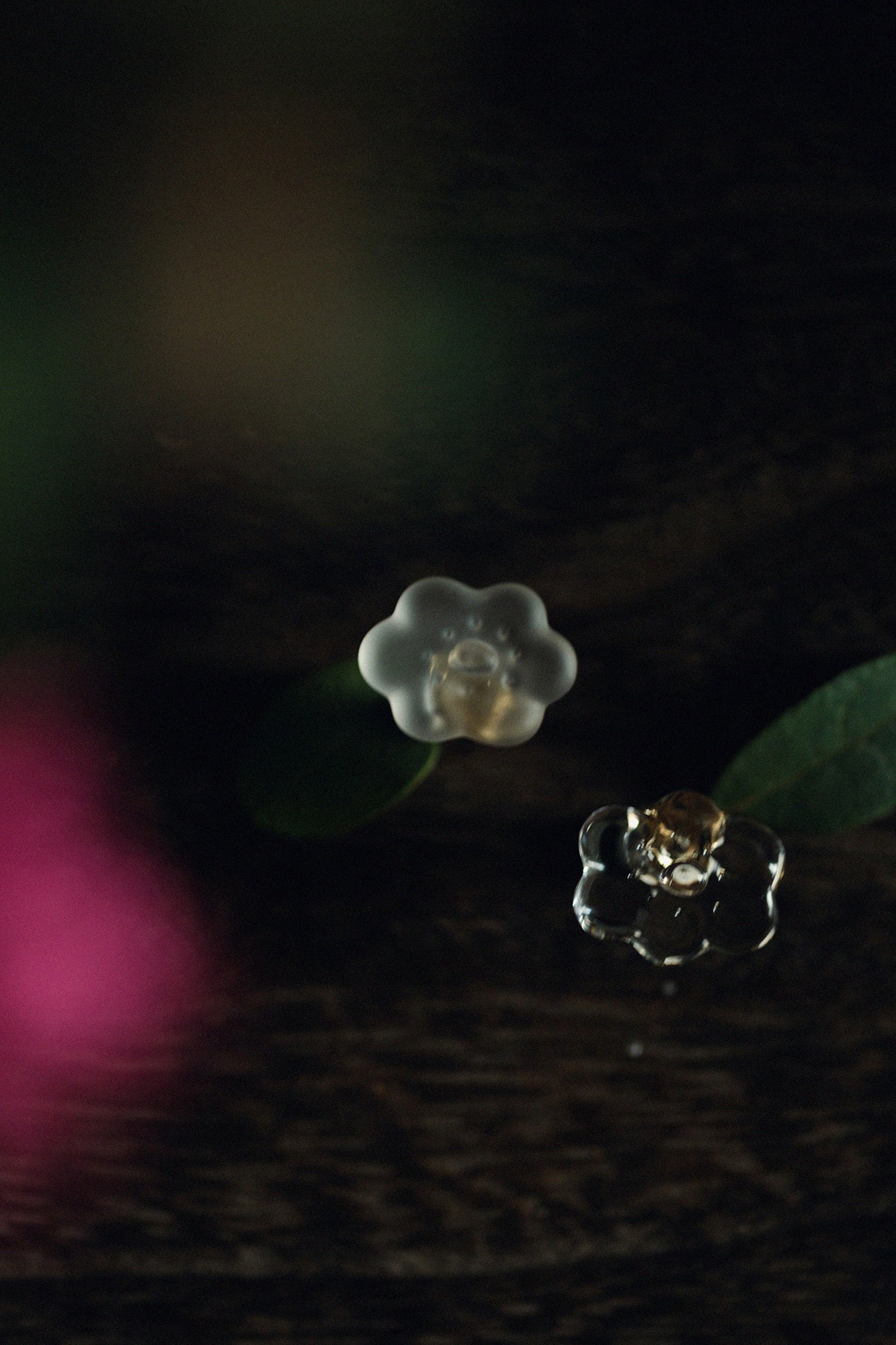 SOU・SOU×HARIO Lampwork Factory 귀걸이(한쪽 귀)/호호에미 서리