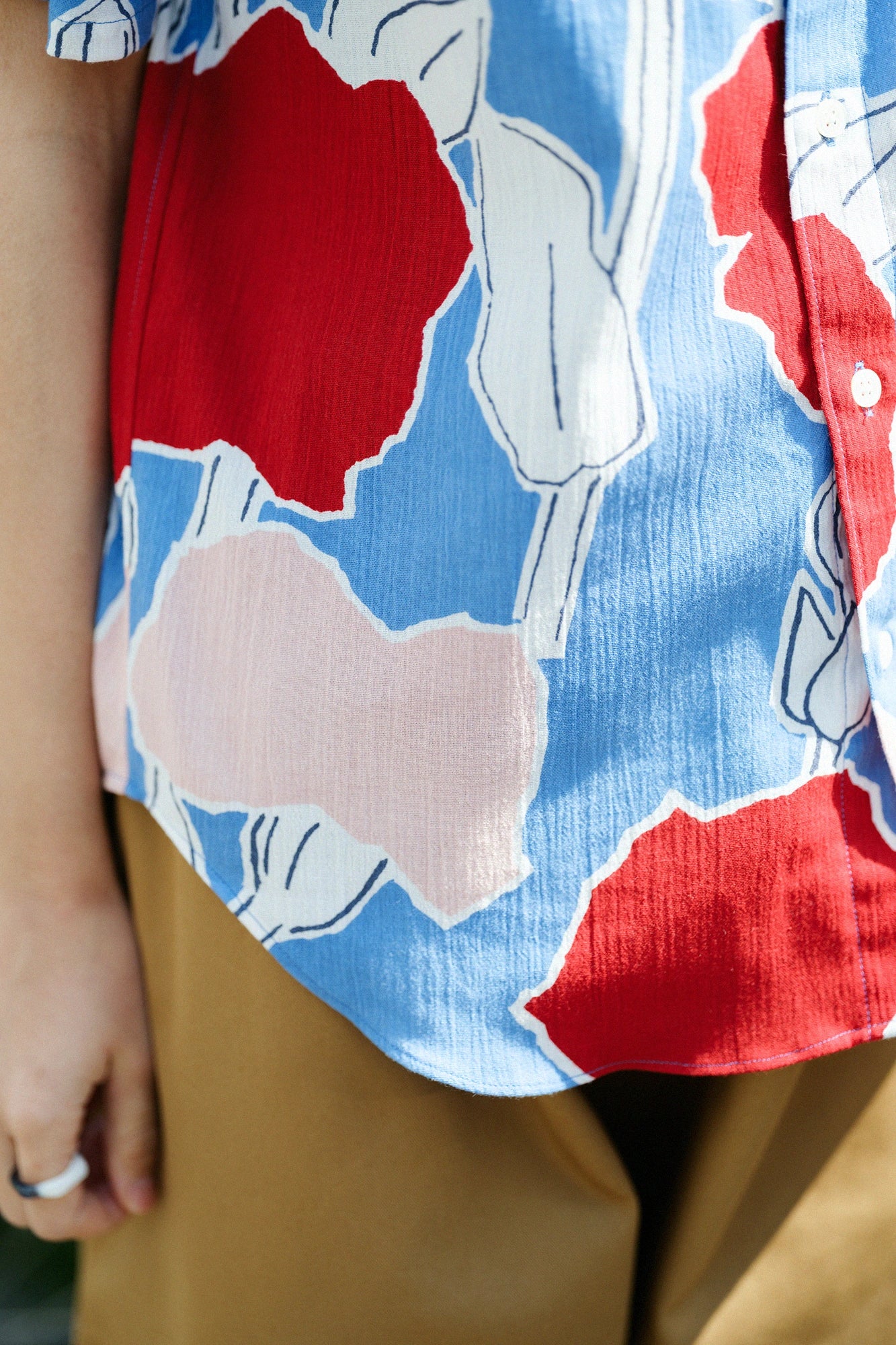 Chemise à manches courtes Chizimi Cotton 20/20 Stand Color / Lustre