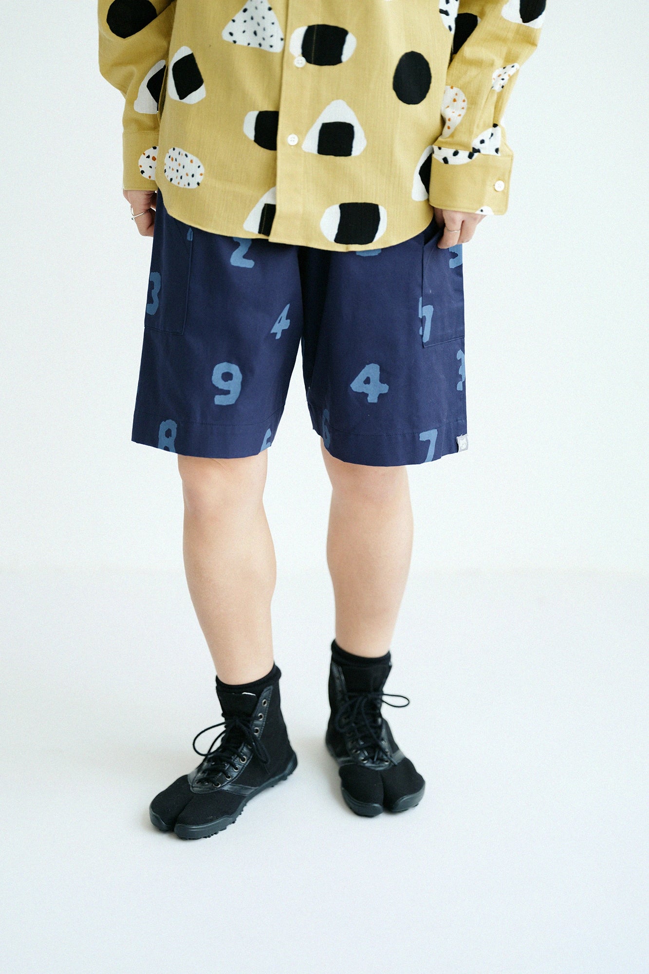 クレンゼ(R)ツイル BIKEショーツ／SO-SU-U ネイビー