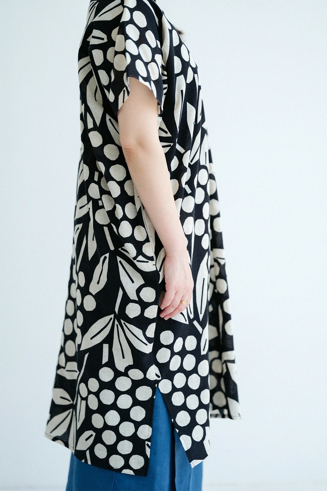 【Ships ard. 6/23】Isemomen Bun Rectangular Dress Split Joint / Nandina Bamboo