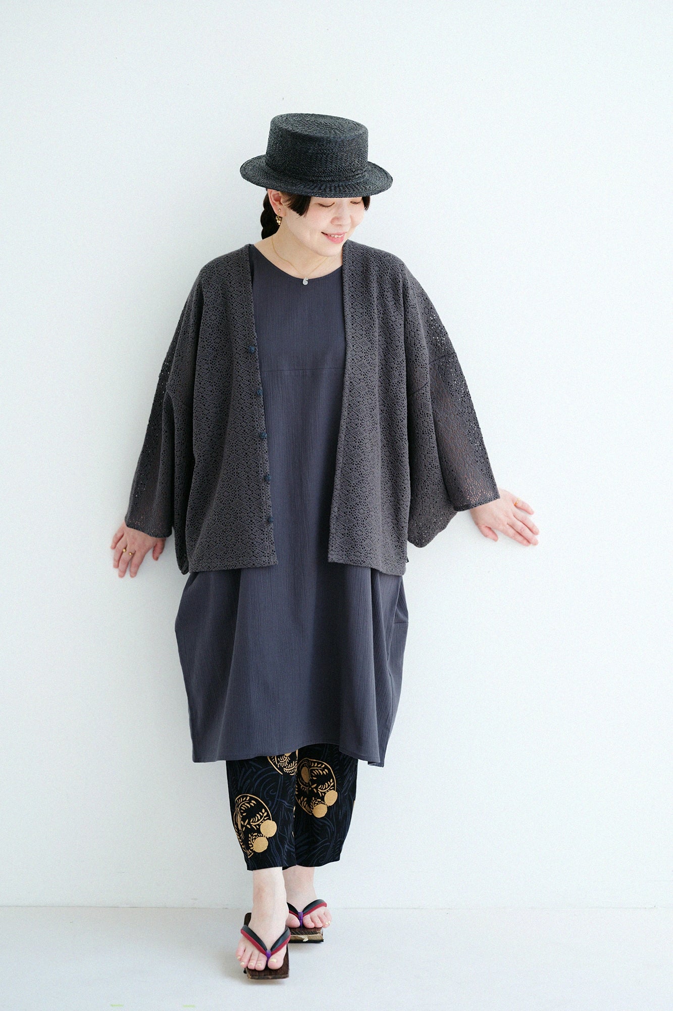 '키：'154cm,'착용사이즈：'Normal