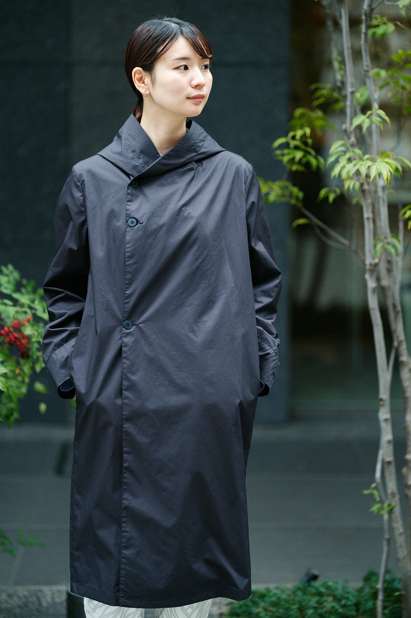 Manteau alimentaire en sergé haute densité/Marine foncé x SO-SU-U