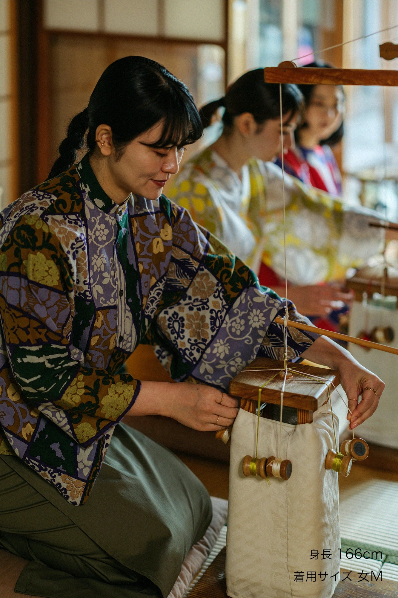 高島縮 20/20 草衣（そうい） 上（うえ）／金銀襴緞子等縫合せ（きんぎんらんどんすとうぬいあわせ） 写し（うつし）