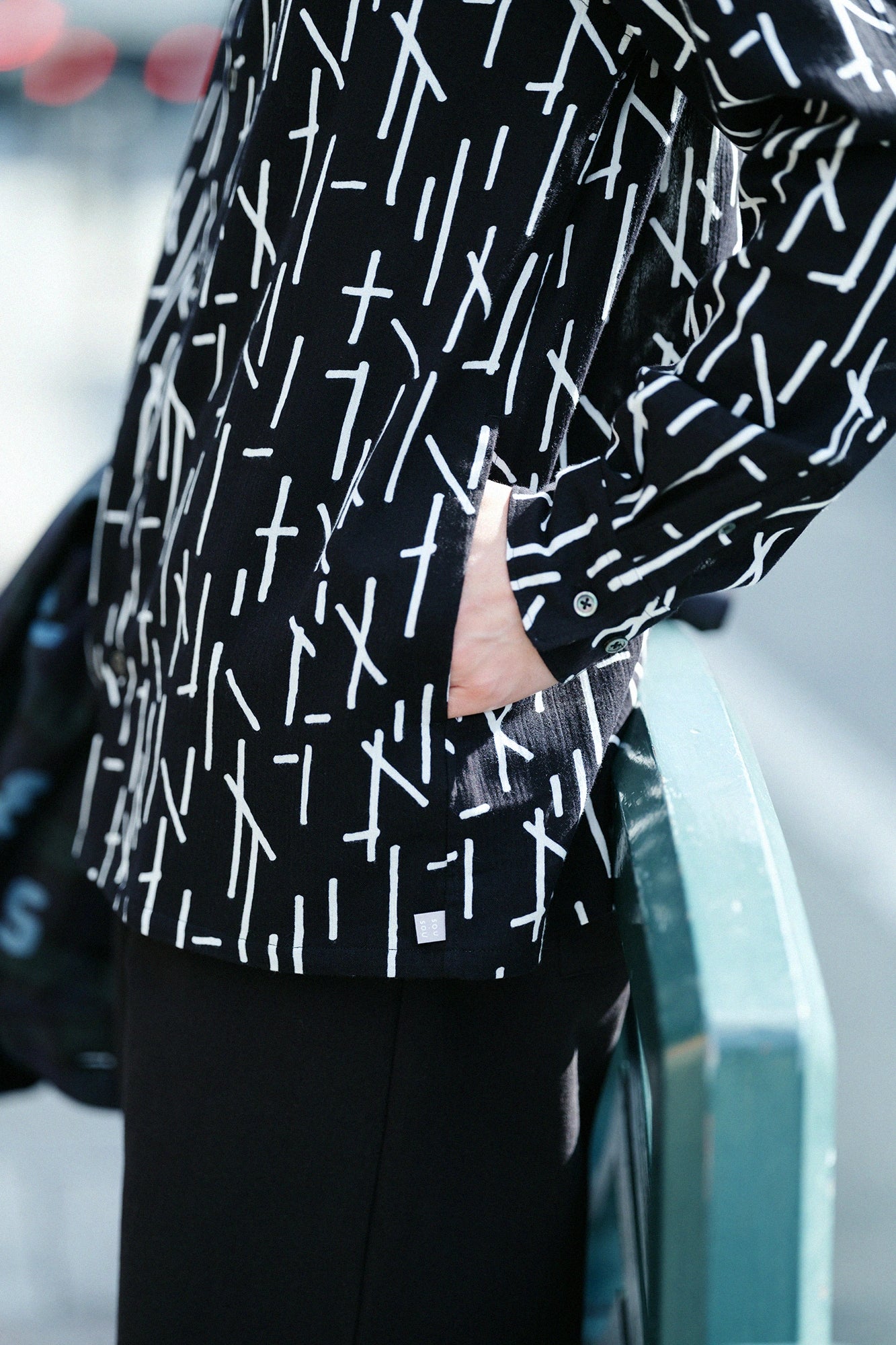 Chizimi Cotton 20/20 Stand Collar Shirt SP 2.0 / Time Sign