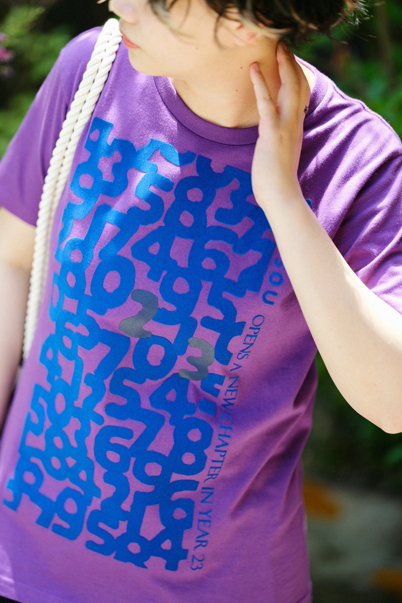 [Versand voraussichtlich um den 7. Juli] Kurzarm-T-Shirt zum 23. Jubiläum [5.0]/Lila