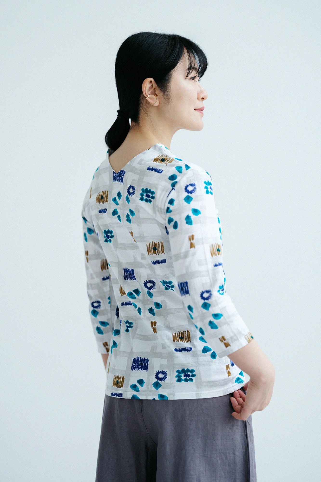 抜衿ジバン 七分丈／つむぐ