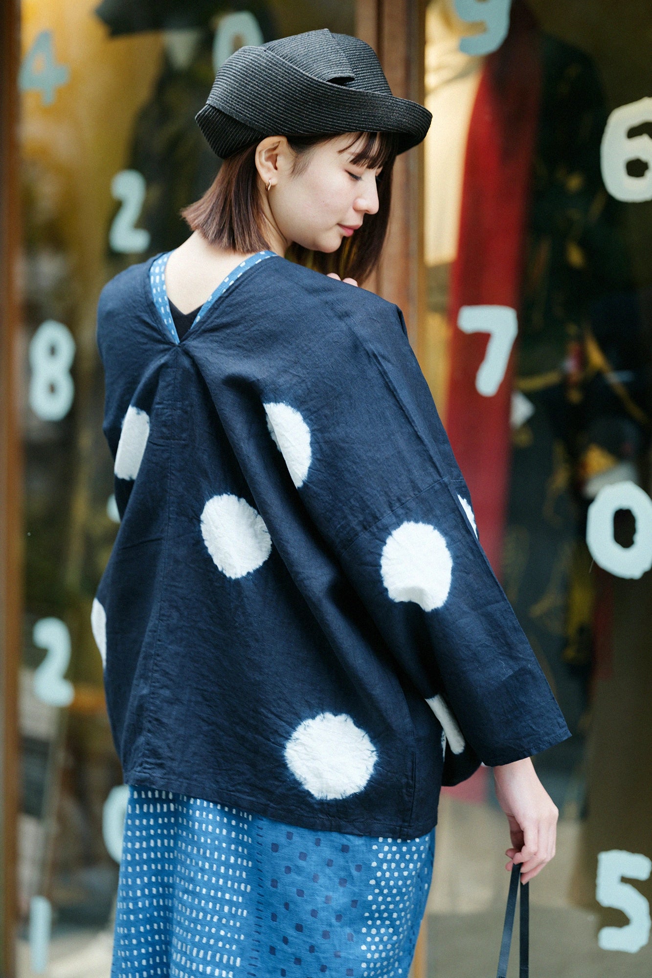  Kinkiyo Shibori Linen Hatsuki/Mizutamai (Mizutamai), Nubairo x Tsukumo