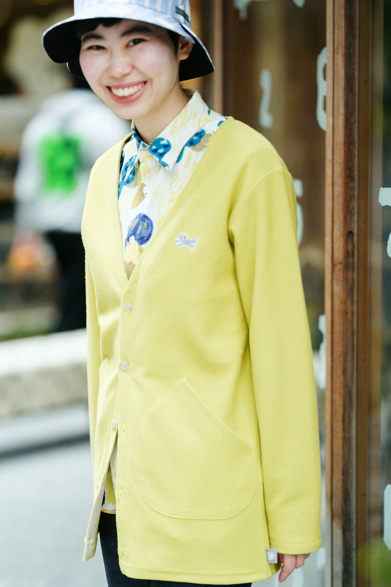 Vネック カーディガン