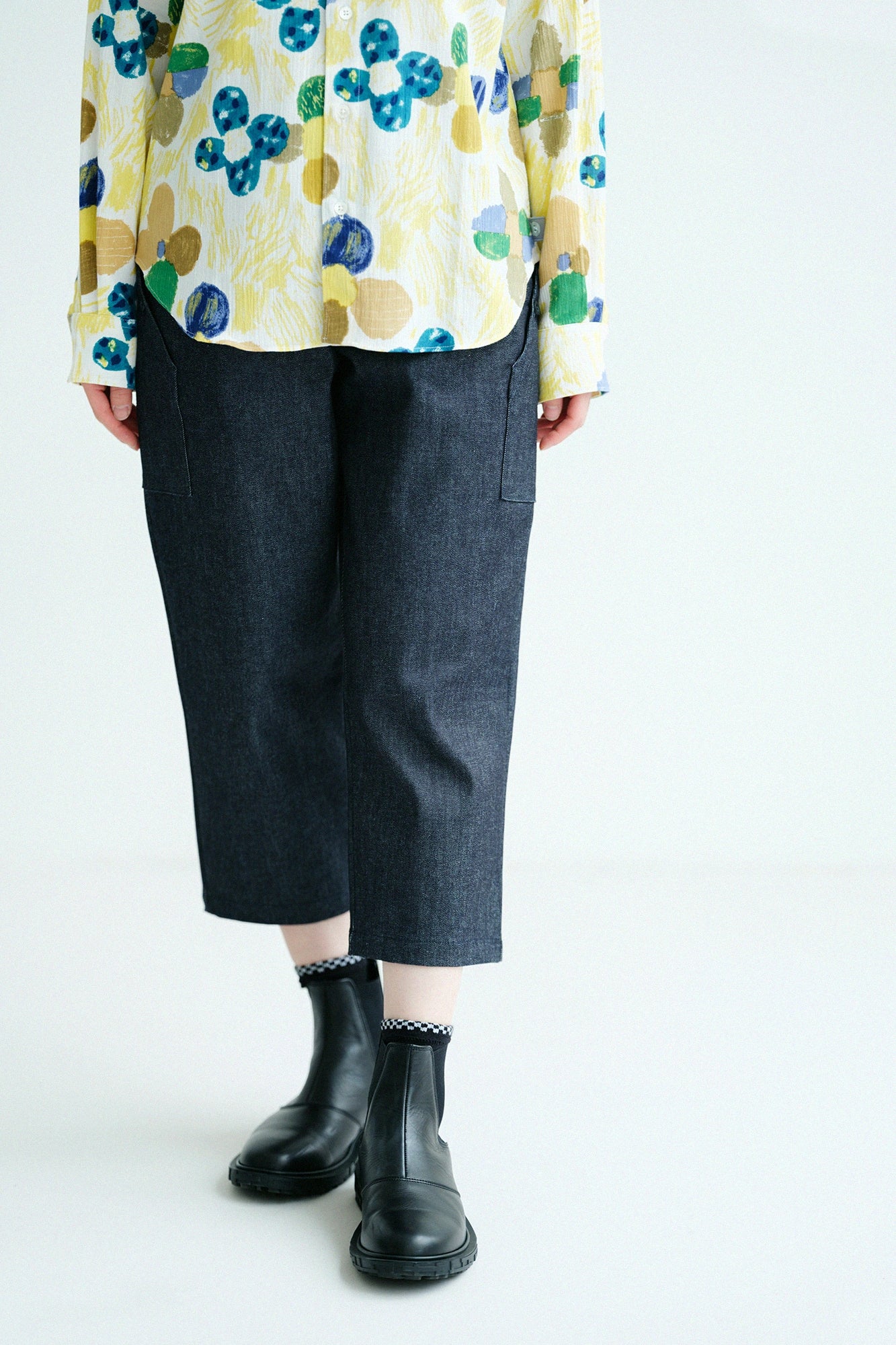 하이스트레치데님 BIKE 스테테코/인디고 