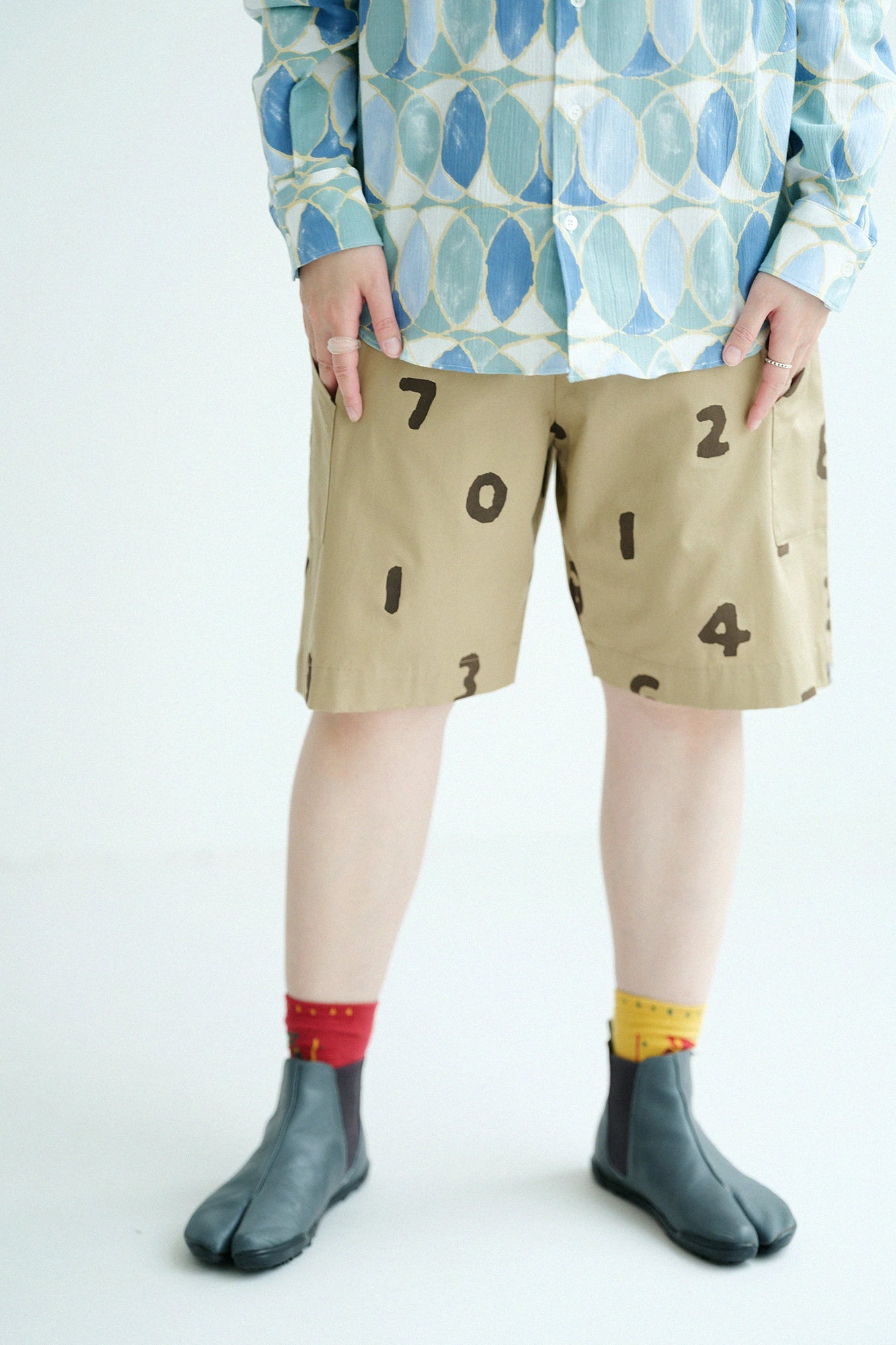 크렌제(R) 타월 BIKE 반바지／SO-SU-U 베이지 