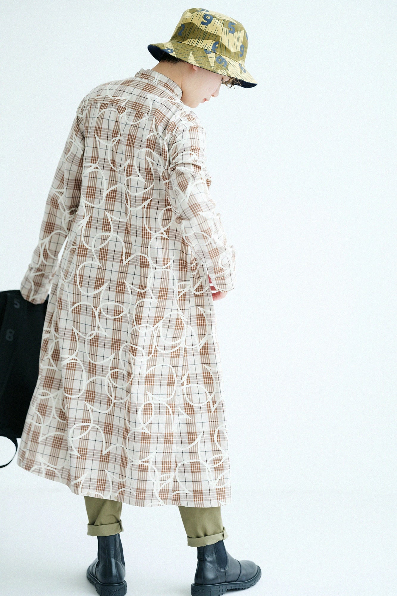 メランジチェック H.N.BIKEワンピース／しあわせ