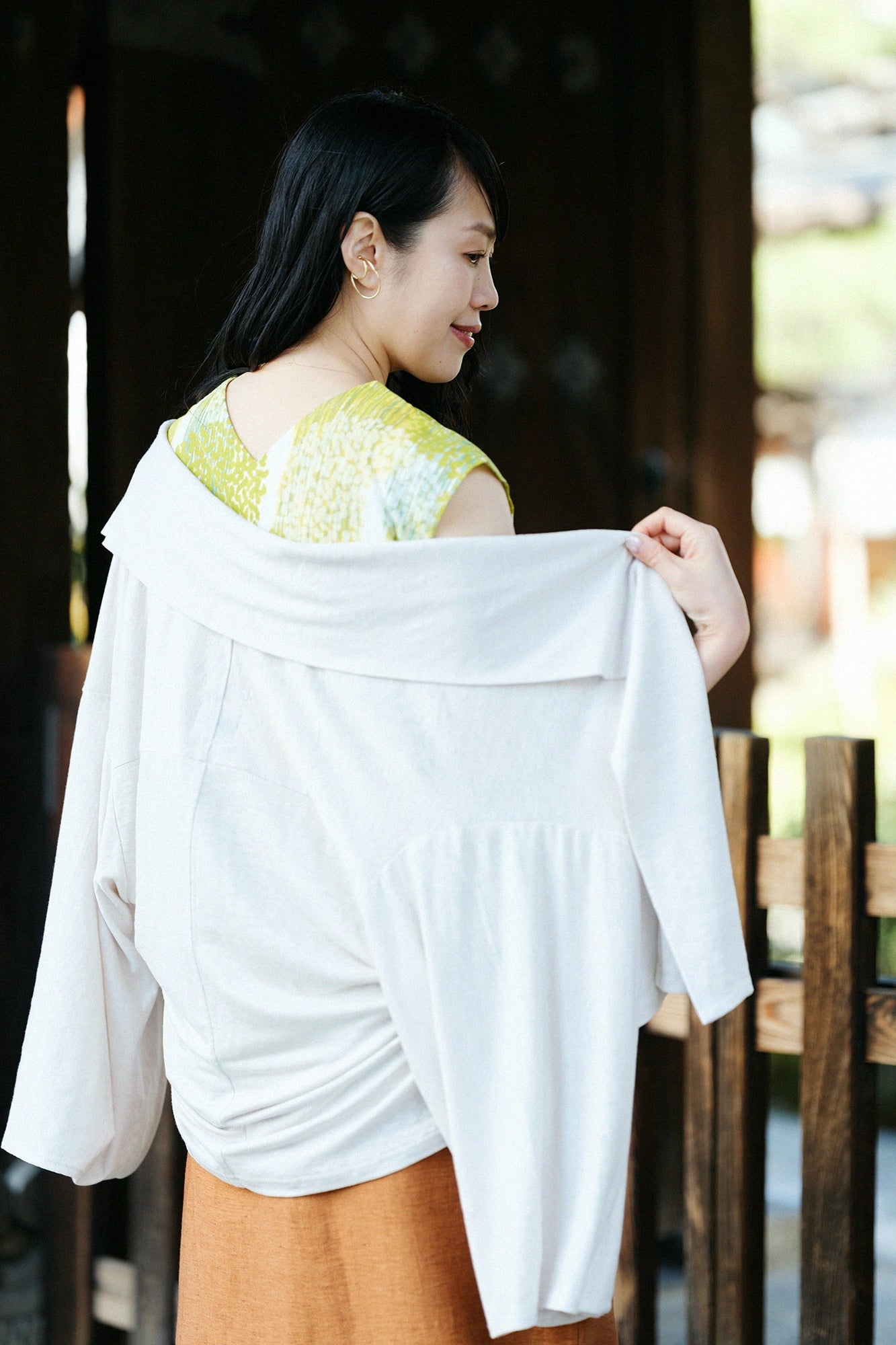 [Versand voraussichtlich um den 21. April] Chijimi Takashima 40/40 kragenloser Jiban/Kasumigusa