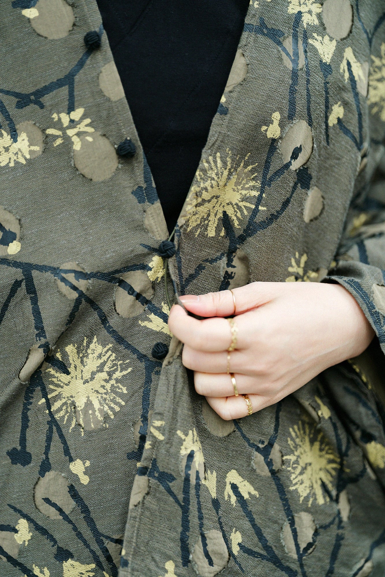 Katzencape Hatsuki/Spazierweg (Sanpomichi) Moosgrün (Kokeiro) 